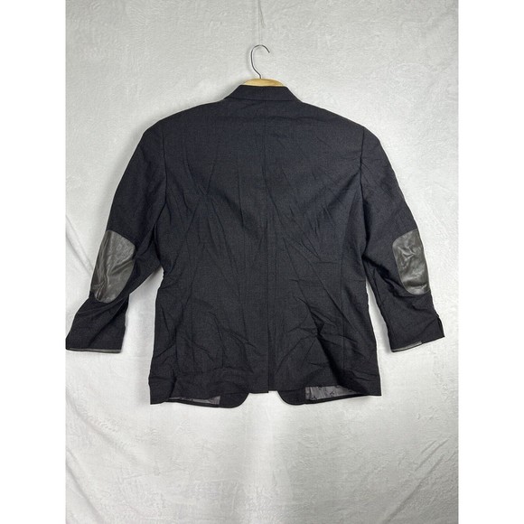 John Varvatos Black and Gray Sport Coats with Structured Shoulders - Picture 2 of 16